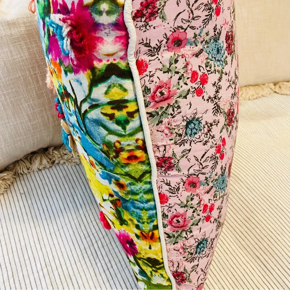 Watercolor 3D Floral Throw Pillow 25